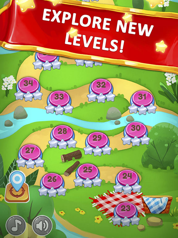 Screenshots of Cookie & Candy Pop - Best Match 3 Puzzle Game 2016 for iPad