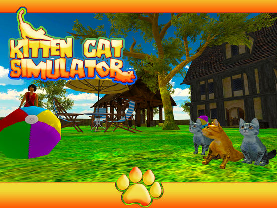 小猫猫3D模拟器 - 最佳猫捉老鼠的游戏:在 App