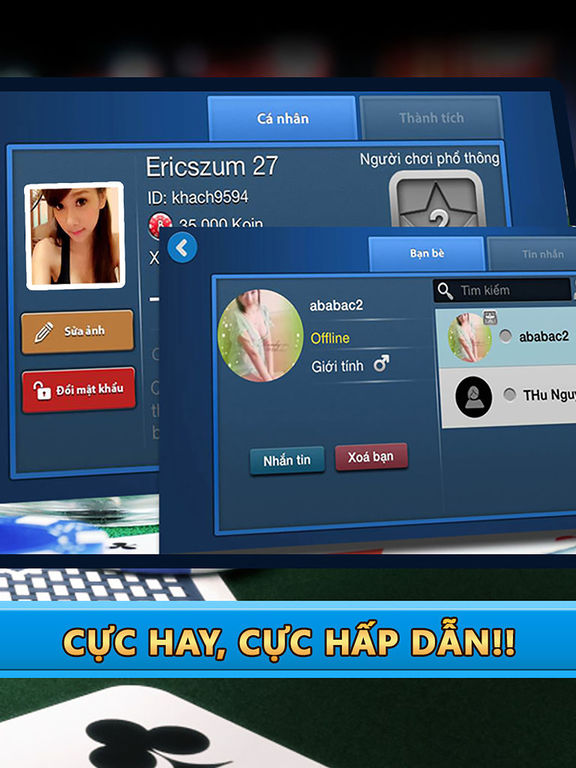 Beme - Game đánh bài online Game bài Tiến Lên VIPscreeshot 3