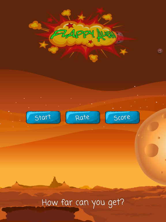 Flappy Alien - Tap To Fly! (Premium) на iPad