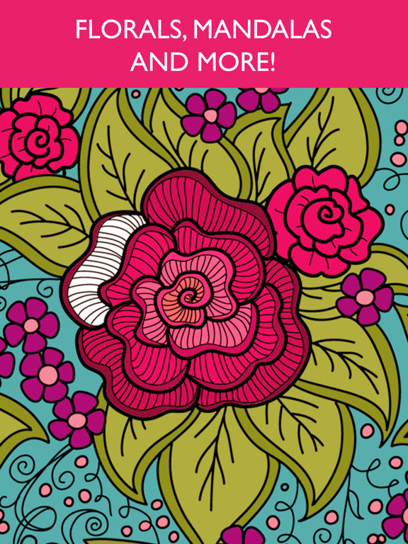 Screenshots of Colorfy: Coloring Book for Adults - Free for iPad