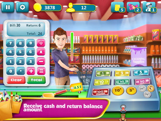 Скачать игру Grocery Store Cash Register - Time Management Game