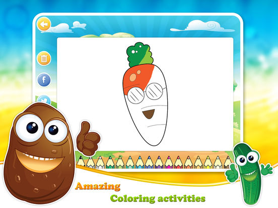 Veggies & Fruits: kids educational games - Englishscreeshot 4