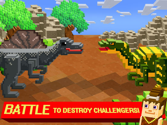 Screenshots of Jurassic Pixel Craft : Block dinosaur world games for iPad