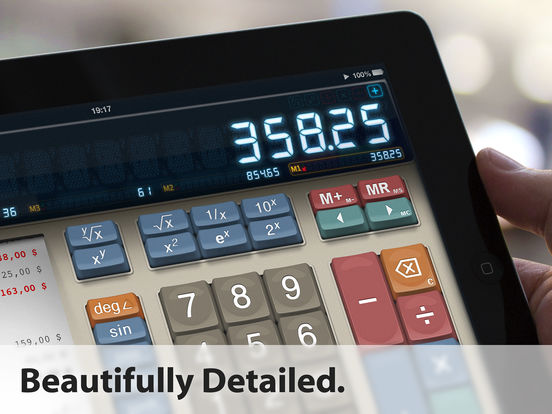 MaxiCalc Pro: Big Retro LCD Paper Tape Calculator Screenshots