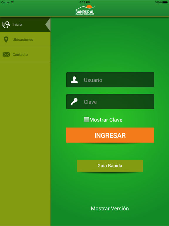 App Shopper BANRURAL para iPad (Finance)
