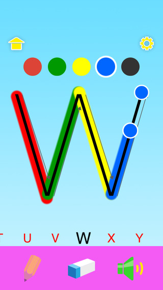 Write - Malen Sie Alphabets und Ziffern Spiel für Kinder & Kleinkinder Freie Screenshot