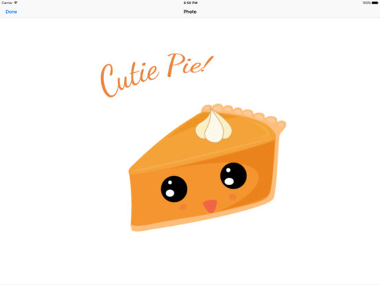 Cutie Pie Emoji - Thanksgiving Pumpkin Pie By Andromeda Software SRL-D