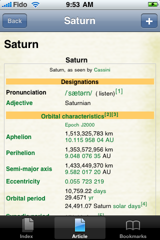 Saturn Study Guide image #1