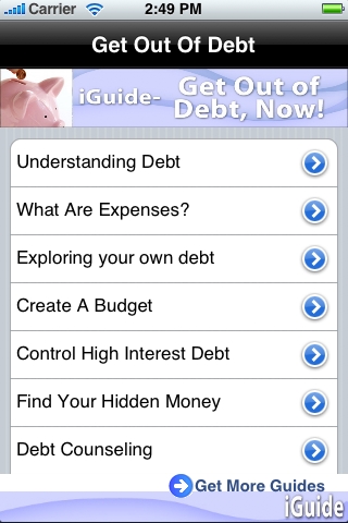 iGuides - Get out of Debt, Now! image #1