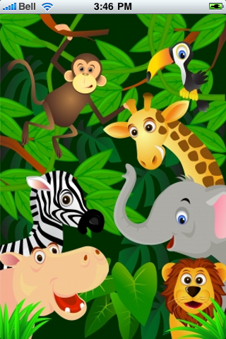 Jungle Animals Slide Puzzle image #1