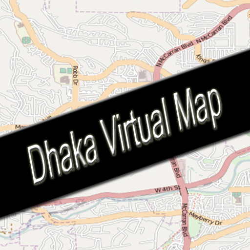 Dhaka, Bangladesh Virtual Map