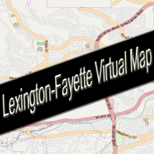 Lexington-Fayette, Kentucky Virtual Map