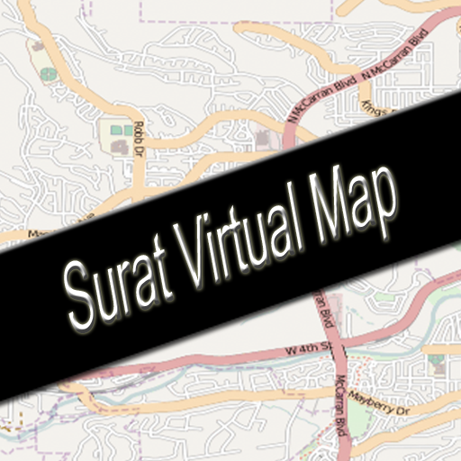 Surat, India Virtual Map