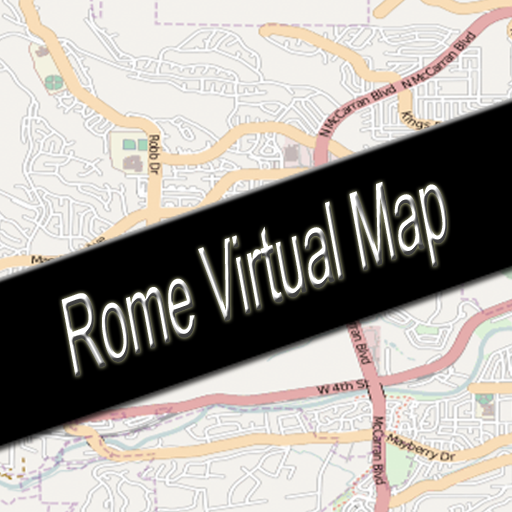 Rome, Italy Virtual Map