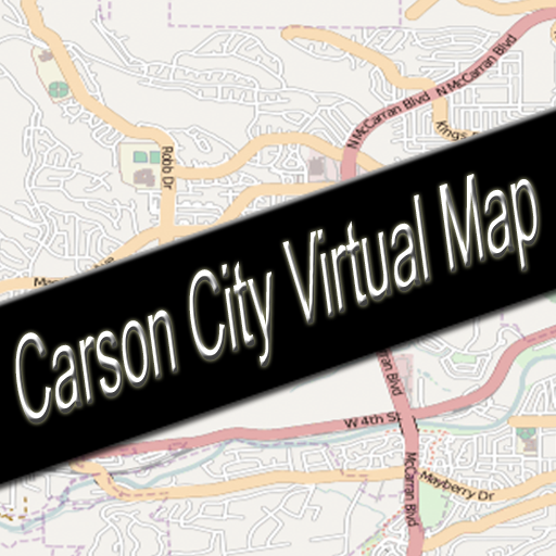 Carson City, Nevada Virtual Map