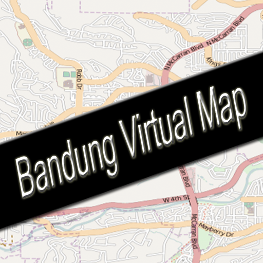 Bandung, Indonesia Virtual Map