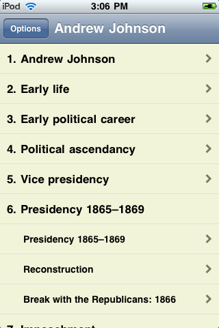 Andrew Johnson - Just the Facts image #1