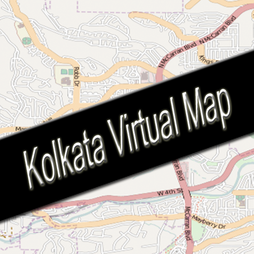 Kolkata, India Virtual Map