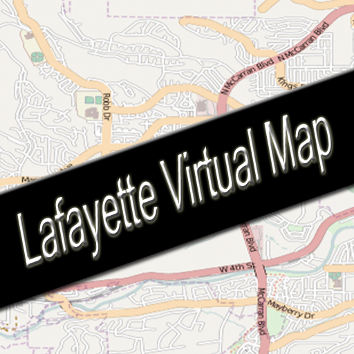 Lafayette, Louisiana Virtual Map