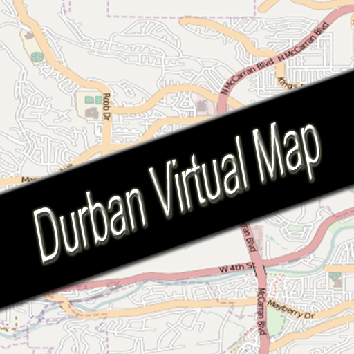 Durban, South Africa Virtual Map