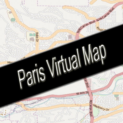 Paris, France Virtual Map