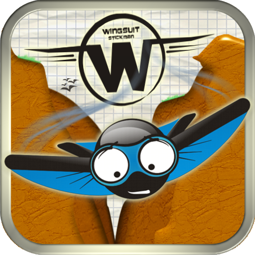 Wingsuit Stickman HD icon