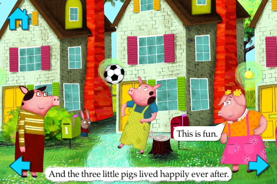 The Three Little Pigs-Nosy Crow interactive storybook (for iPhone) screenshot 5