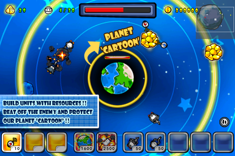 Cartoon Defense : Space Wars screenshot 1