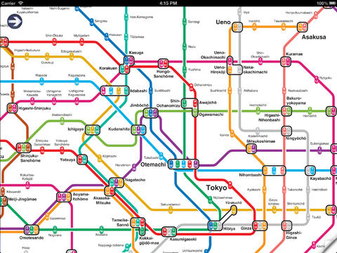 Tokyo Metro Subway Map screenshot 6