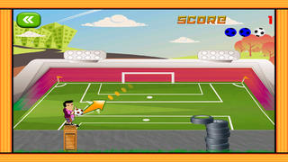 Football ball shooting contest university championship - Free Edition screenshot 1