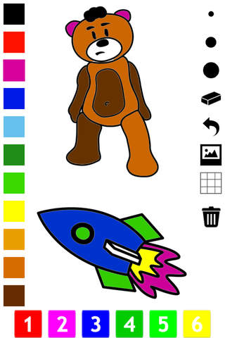 Toy Coloring Book for Children: Learn to color the - náhled