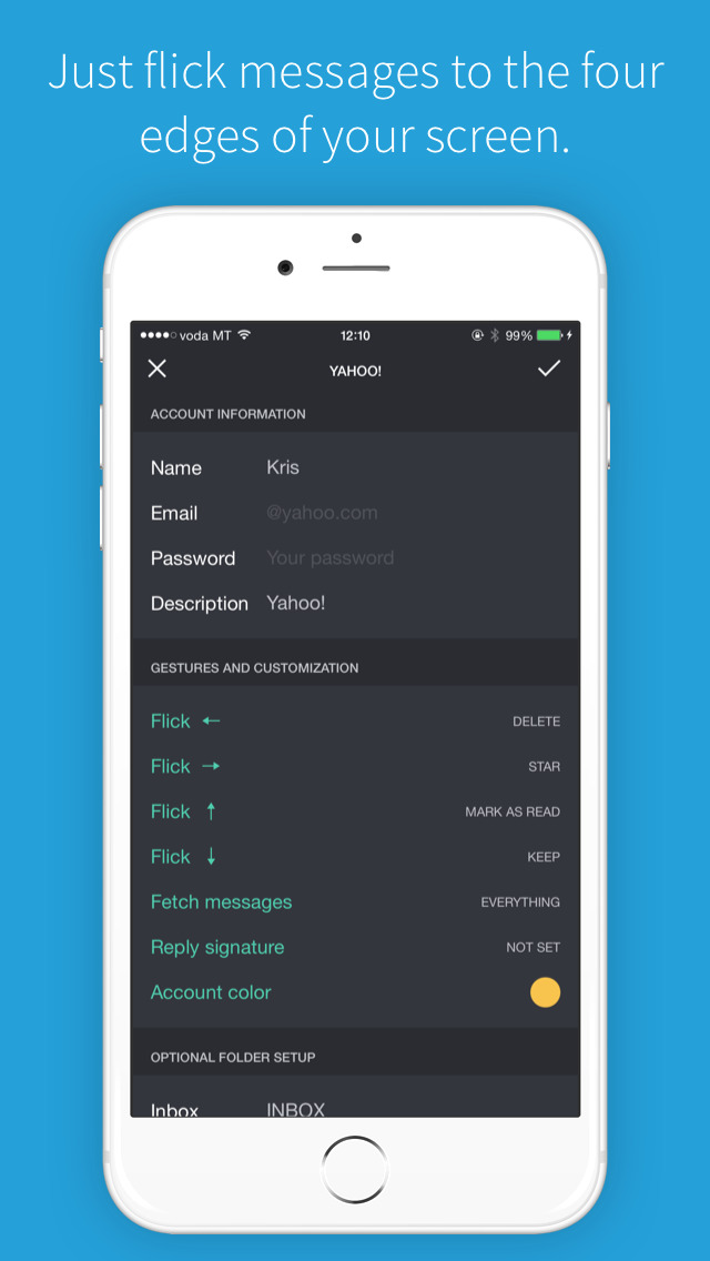Sift - Gesture based email triage for all your mailboxes screenshot 3