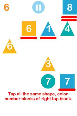 Similarity Free-Same shape or color or number - náhled