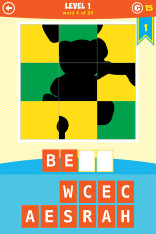 Mosaic: Tap the shadow, guess the word! - náhled