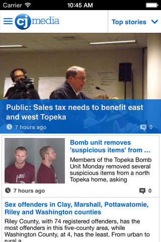 Topeka Capital-Journal Mobile - náhled