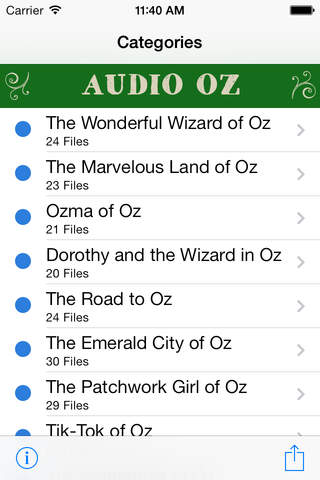 Land of Oz Audio Collection - náhled
