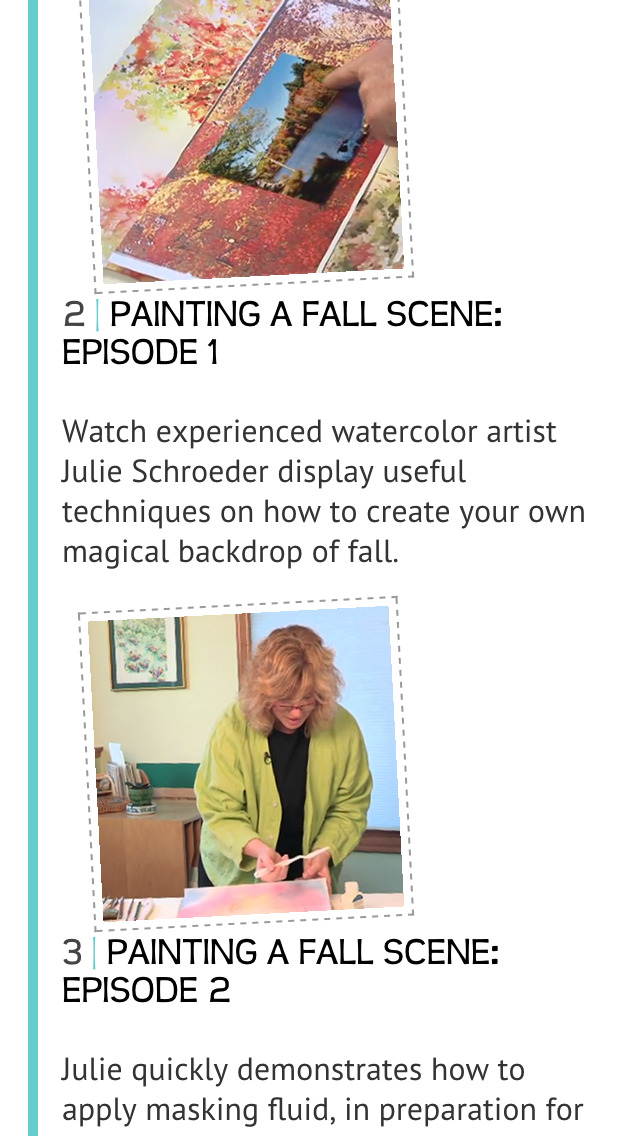 Paint a Fall Landscape in Watercolor screenshot 2