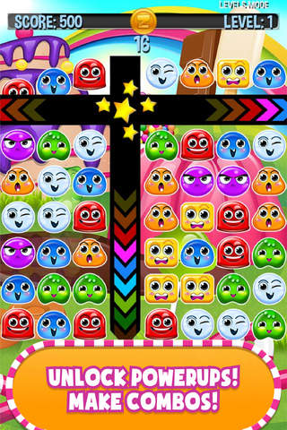 Gummy Jelly Jam Heroes! Sweet Bubble Popping Match - náhled