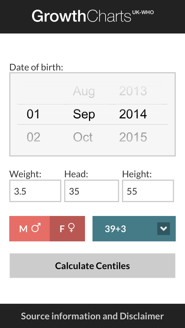 Growth Charts UKWHO Apps 148Apps