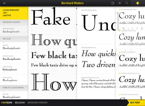 FontBook™ – The Original Typeface Compendium, est. 1989 screenshot 7