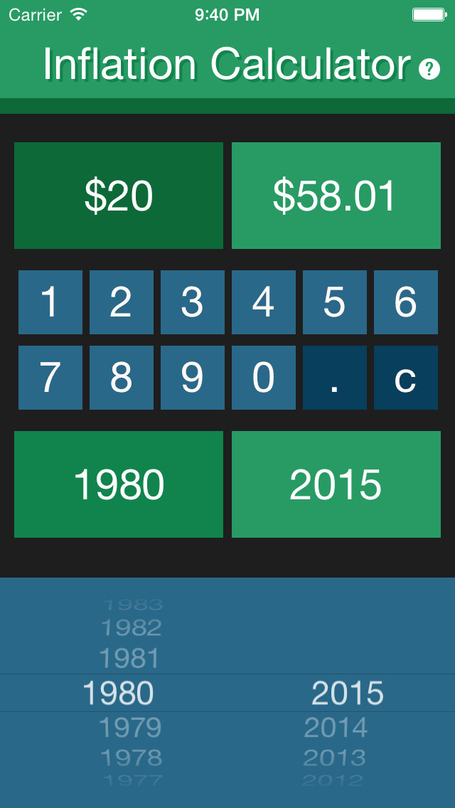 Us Dollar Inflation Calculator 1800 Best Inflation IPhone Apps Round 