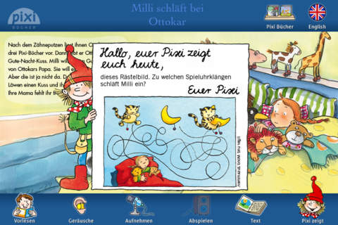 Pixi Buch „Milli schläft bei Ottokar“ für iPhone - náhled