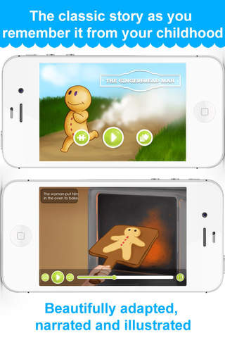 The Gingerbread Man - narrated classic story - náhled