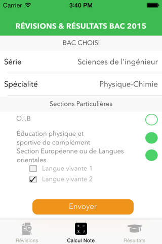 BAC S 2016 : Révisions, Calcul Note, Résultats - náhled