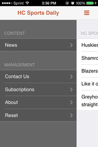 HC Sports Daily - náhled