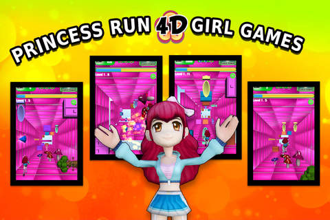 Princess Run 4D - Girl Games - náhled