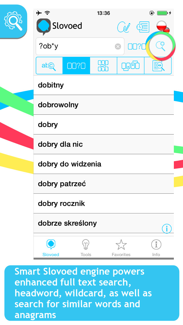 German <-> Polish Slovoed Compact talking dictionary screenshot 1