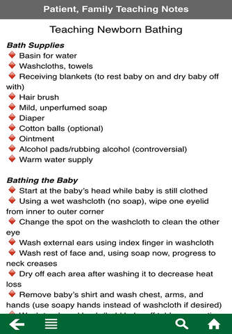 Maternity and Pediatric Nursing Reference App - náhled