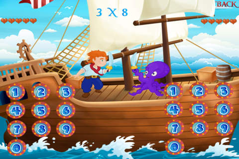Learn Times Tables - Pirate Sword Fight - náhled